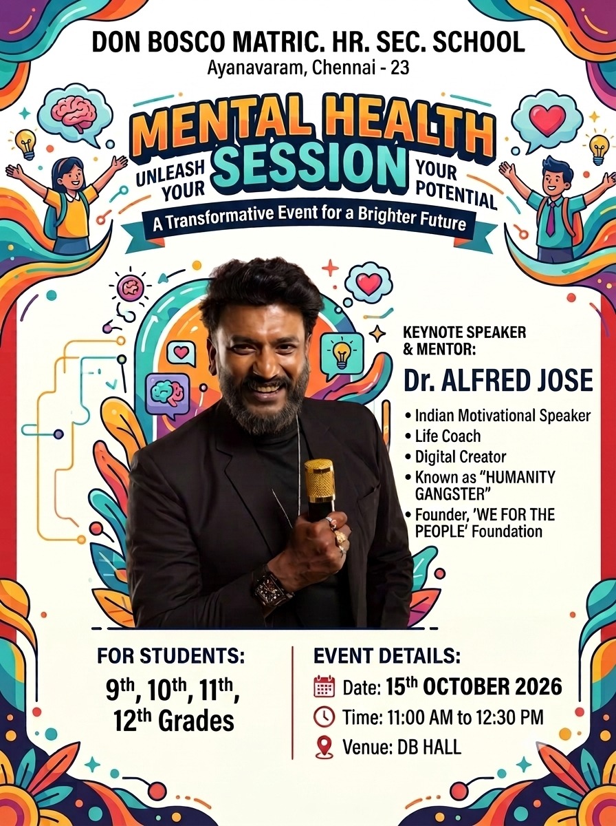 Mental health session from 9th to 12th grade students